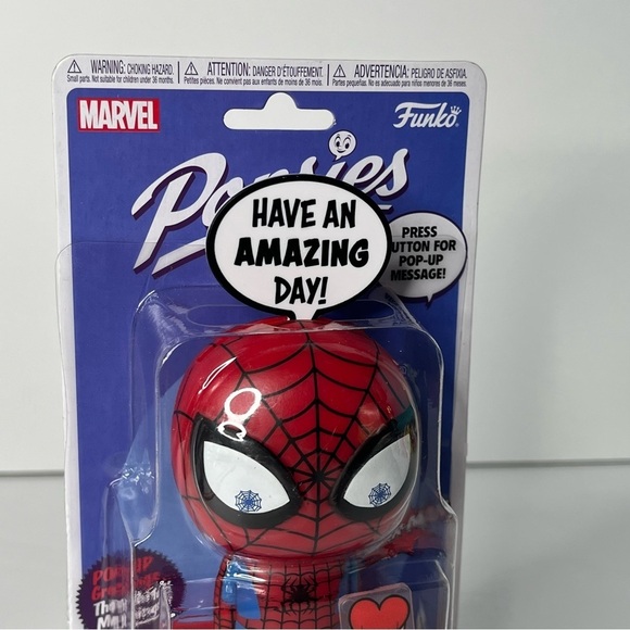 Funko Popsies Disney Spider-Man and Wonder Woman Pop Up Greetings Lot of 2 NEW - Picture 7 of 8